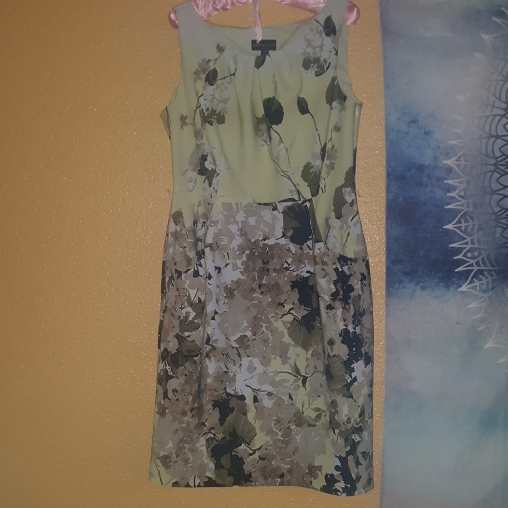 CONNECTED APPAREL MIDI FLORAL SPRING DRESS